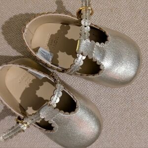 Janie and Jack Metallic Gold Dress Shoes